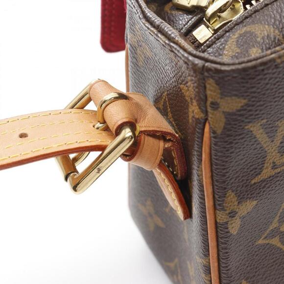 LOUIS VUITTON Brown Monogram Leather Shoulder Bag - Picture 10 of 10